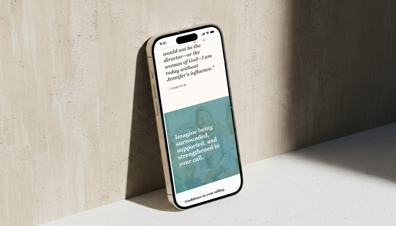 Connect Mentoring Network Mobile View