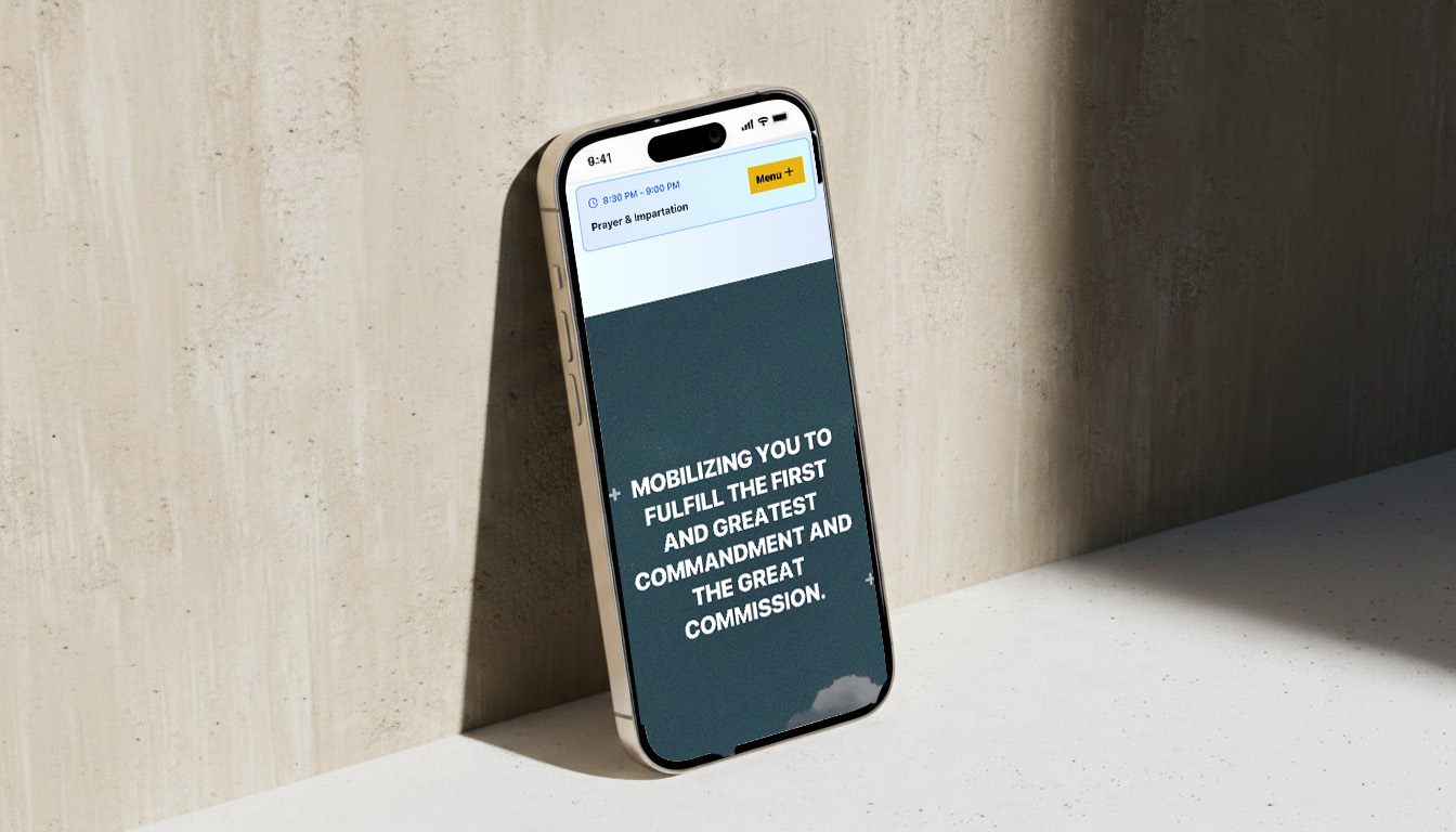 Created With Purpose Mobile Experience