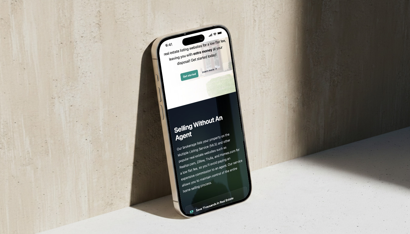 Best MLS Flat Fee Mobile Interface