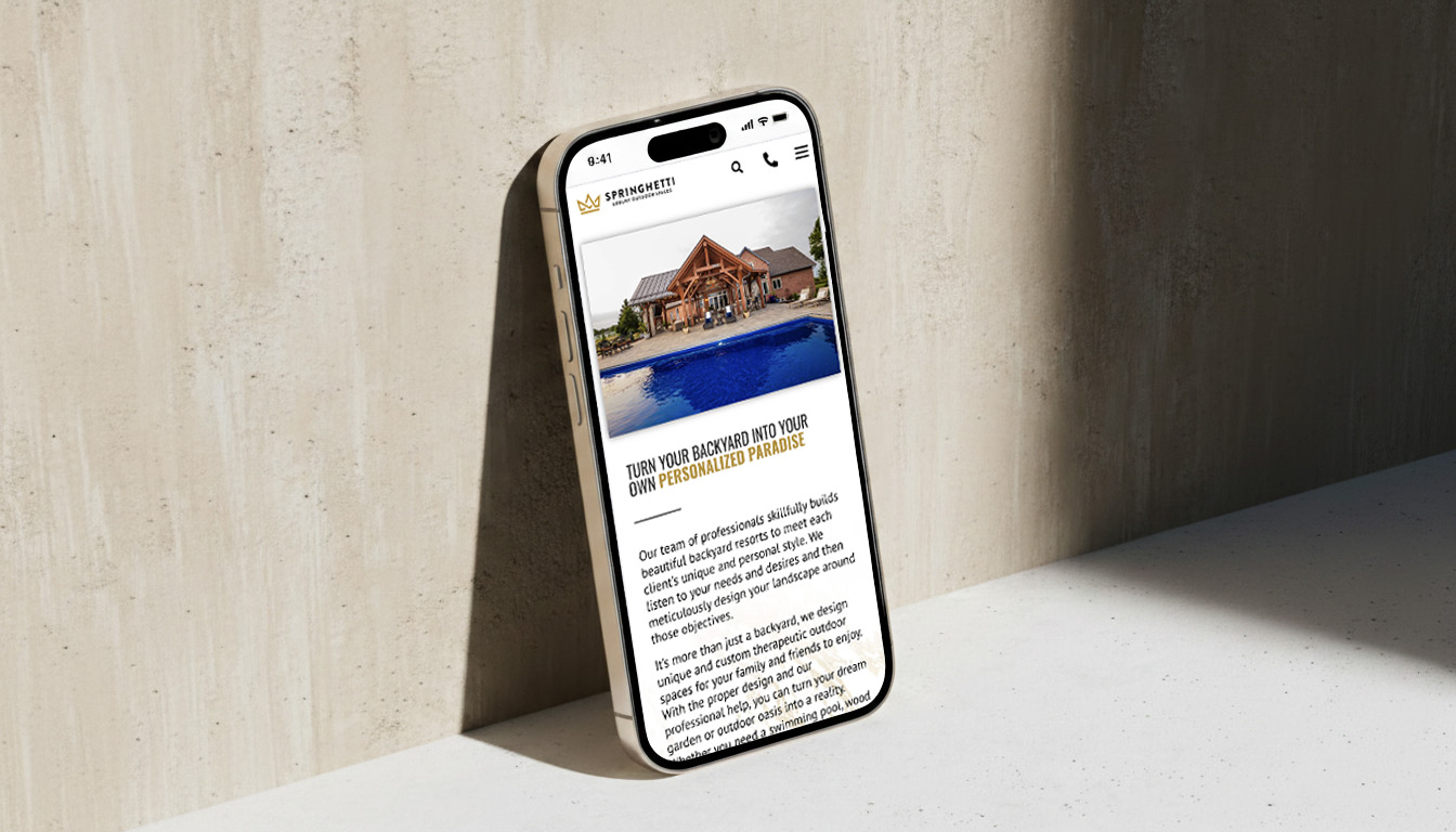 Springhetti Group Mobile Experience