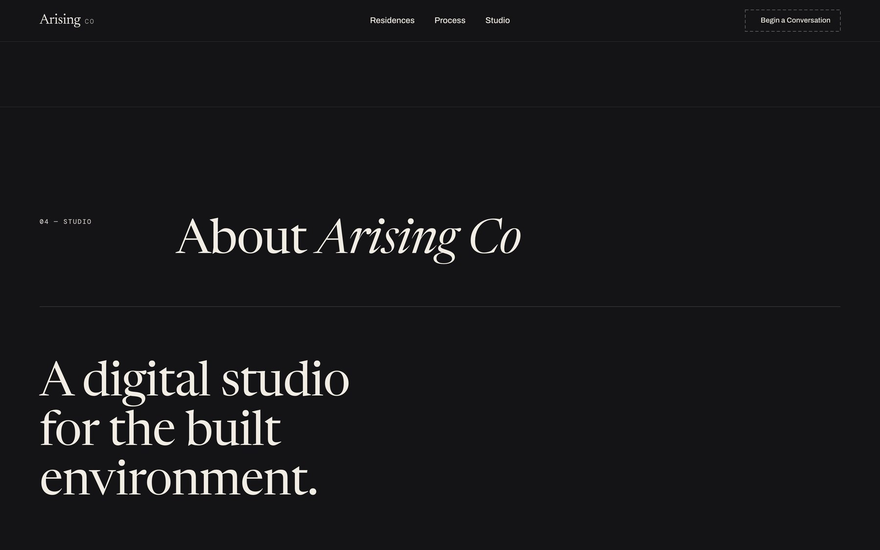 A digital studio for the built environment