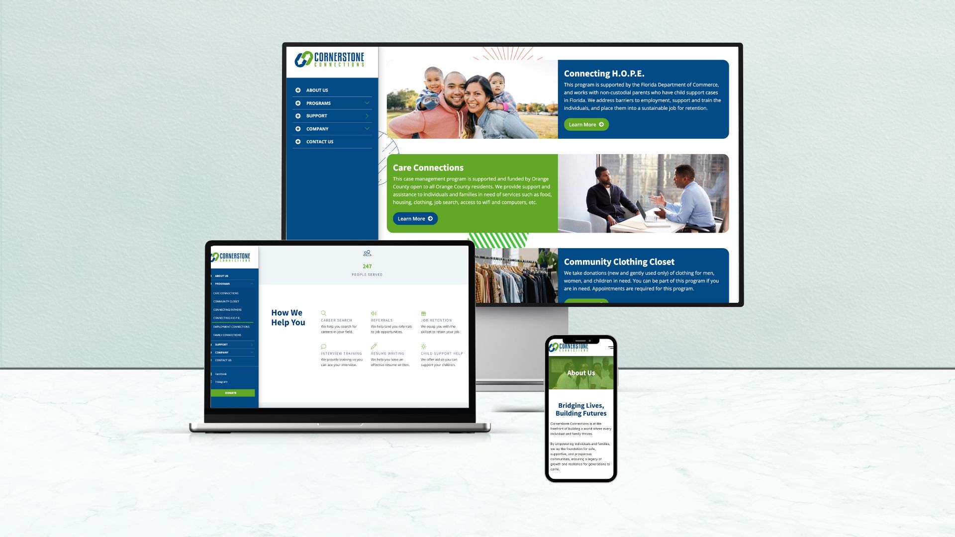 Small Business Web Design Package Example that Arising Co made