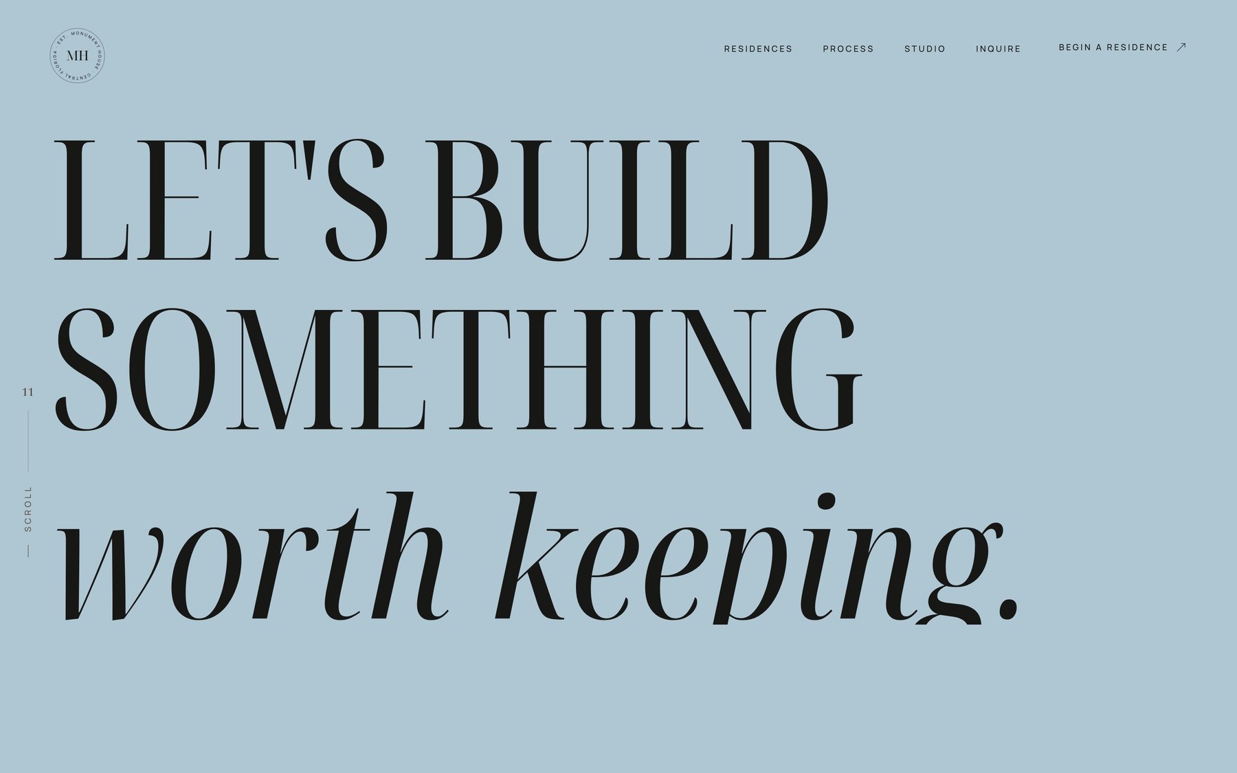 Let's build something worth keeping closing section