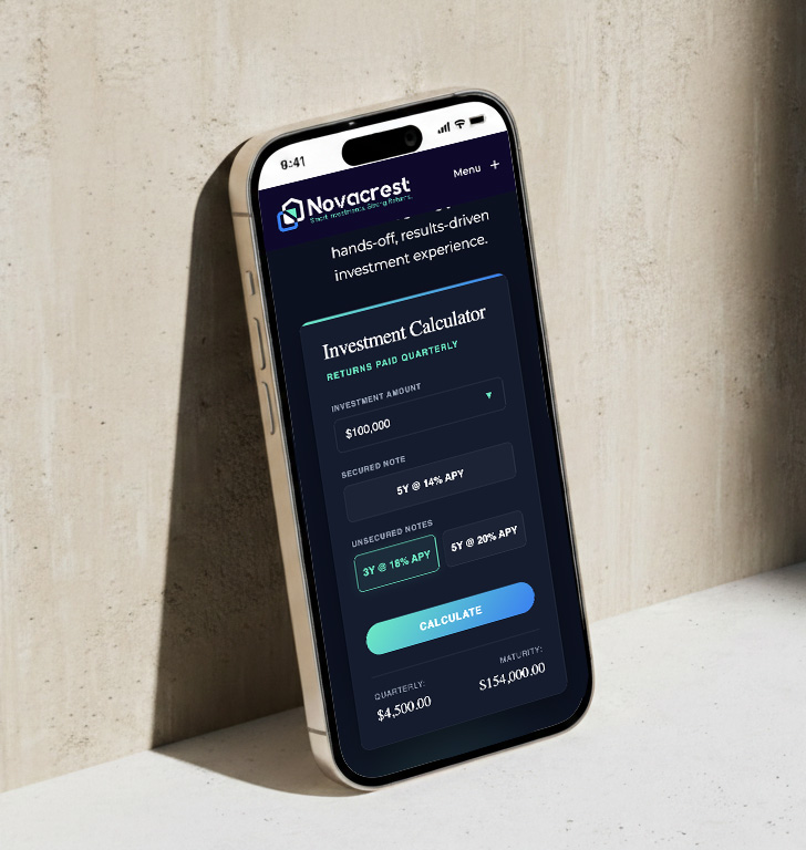 Novacrest Mobile Experience