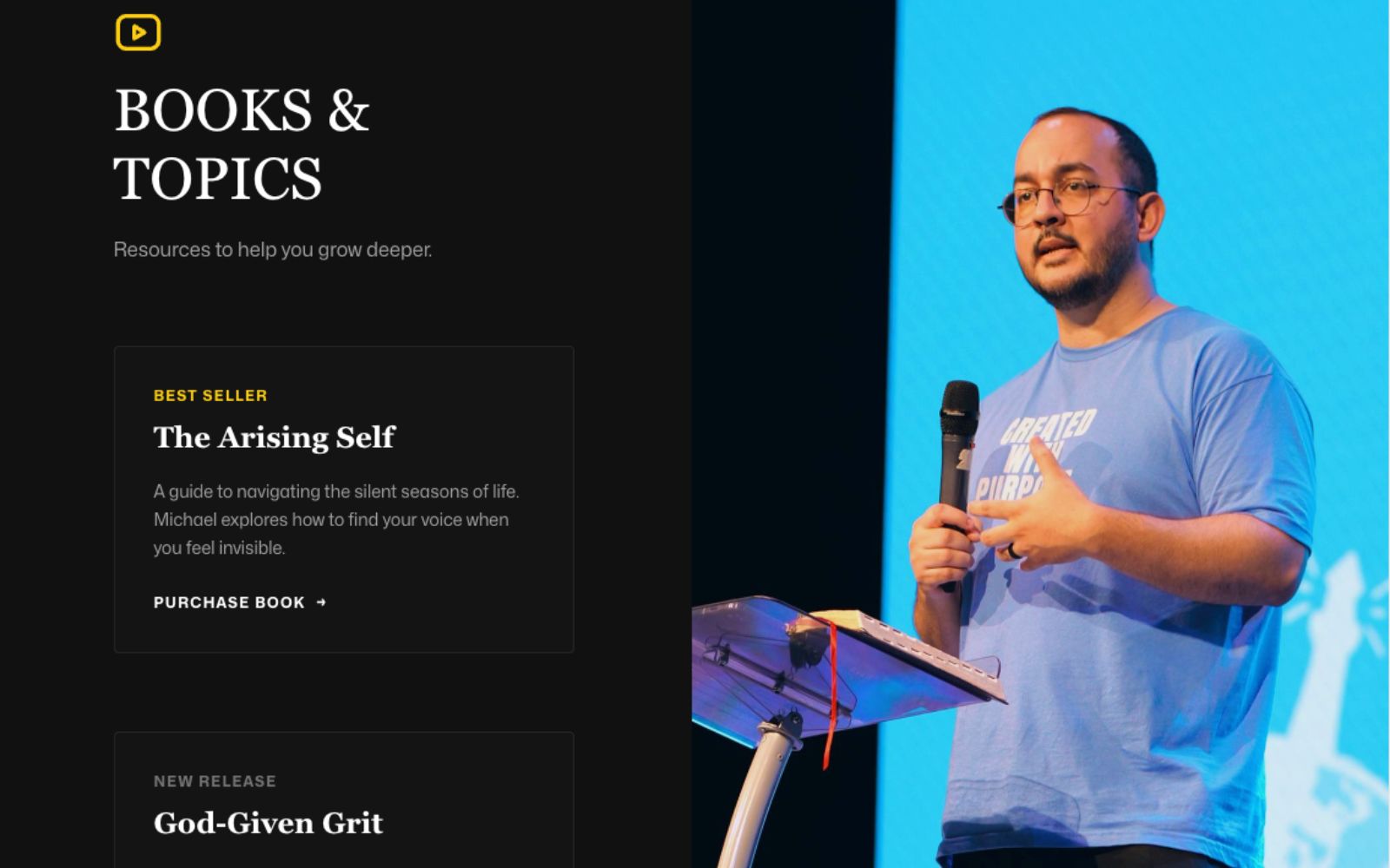 Author / Coach / Speaker preview